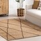 Nuloom Calanthe Abstract Geometric Jute Area Rug 4ft x 6ft TATF01A-406 - alternate 8